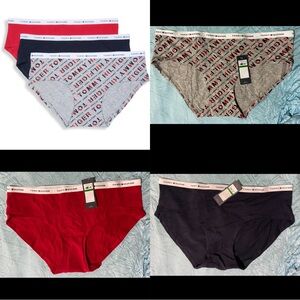 NWT - (3 pack) Tommy Hilfiger Women's Cotton Hipster Underwear size Large